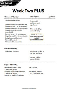 The 300 Swings a Day Challenge PLUS