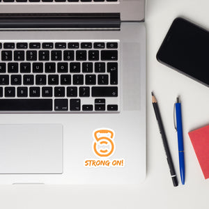Strong ON! Sticker - Orange Logo