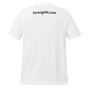 Strong ON! Black Logo Unisex t-shirt