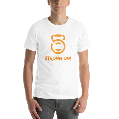 Strong ON! Orange Logo Unisex t-shirt